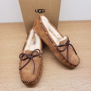 UGG Womens Dakota Moccasin Chestnut Indoor Outdoor Slippers